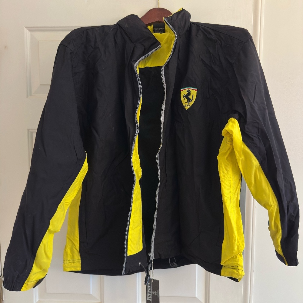 Black & Yellow Ferrari Jacket